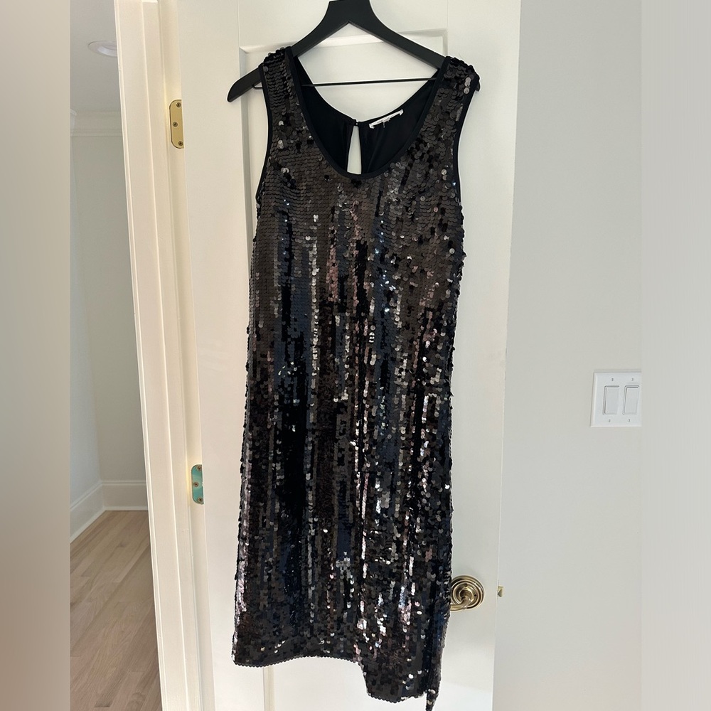 Emerson Fry sequin midi sheath